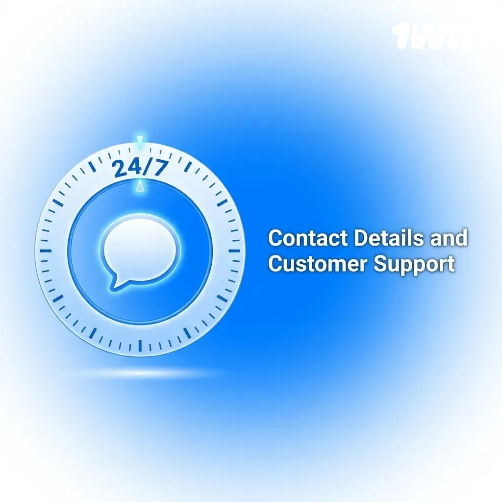 1win Canada customer support options including live chat, email, help centre, and social media contact channels