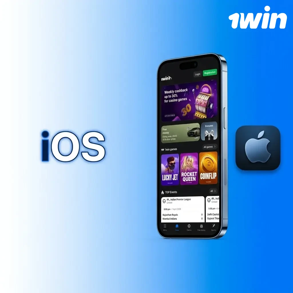 1win iOS app download guide for iPhone and iPad running iOS 12.0 or later via the Apple App Store