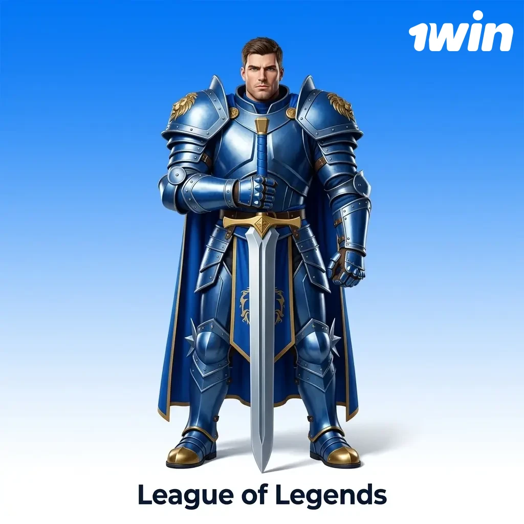 League of Legends betting on 1win covering Worlds, LCS, LEC, LCK with markets for match results, kills, and live in-play