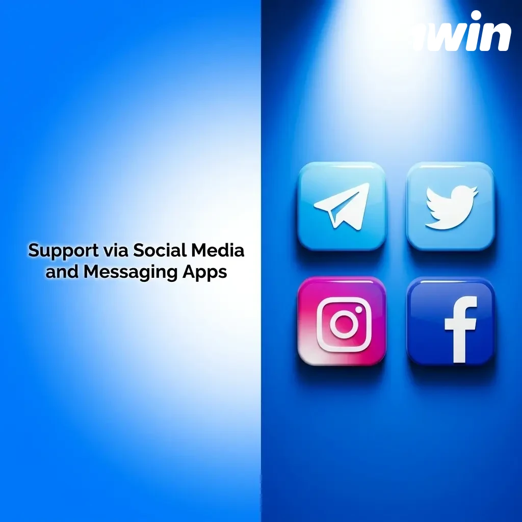 1win support via Telegram and social media messaging apps for general inquiries, updates, and non-urgent account questions