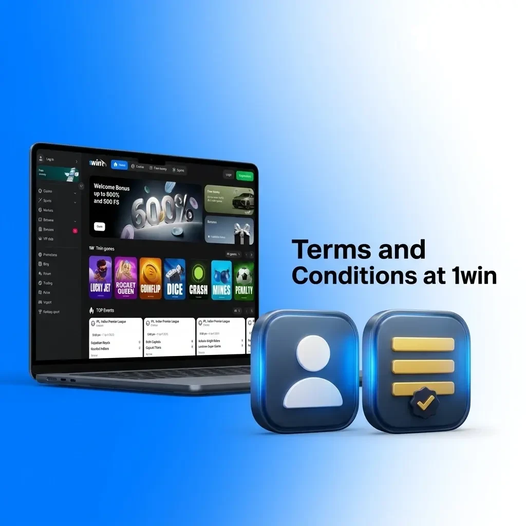 1win terms and conditions for Canadian players covering age requirements, account rules, bonuses, and identity verification policies