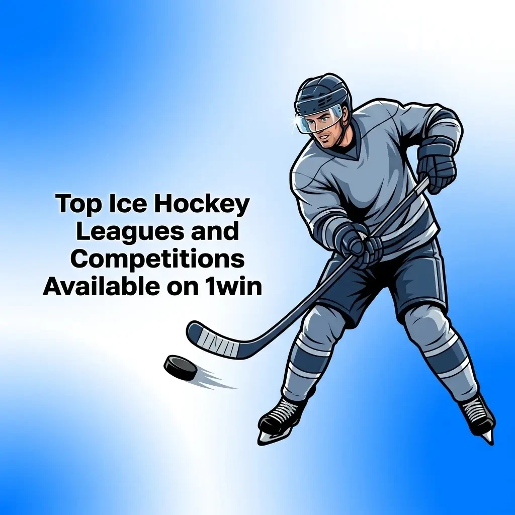 NHL, KHL, AHL, IIHF, Olympic ice hockey leagues and competitions available for betting on 1win sportsbook