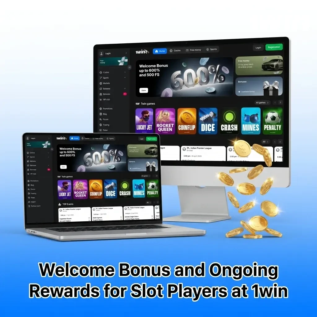 1win welcome bonus offering 500% up to CAD 3,000 plus 70 free spins and ongoing rewards for slot players